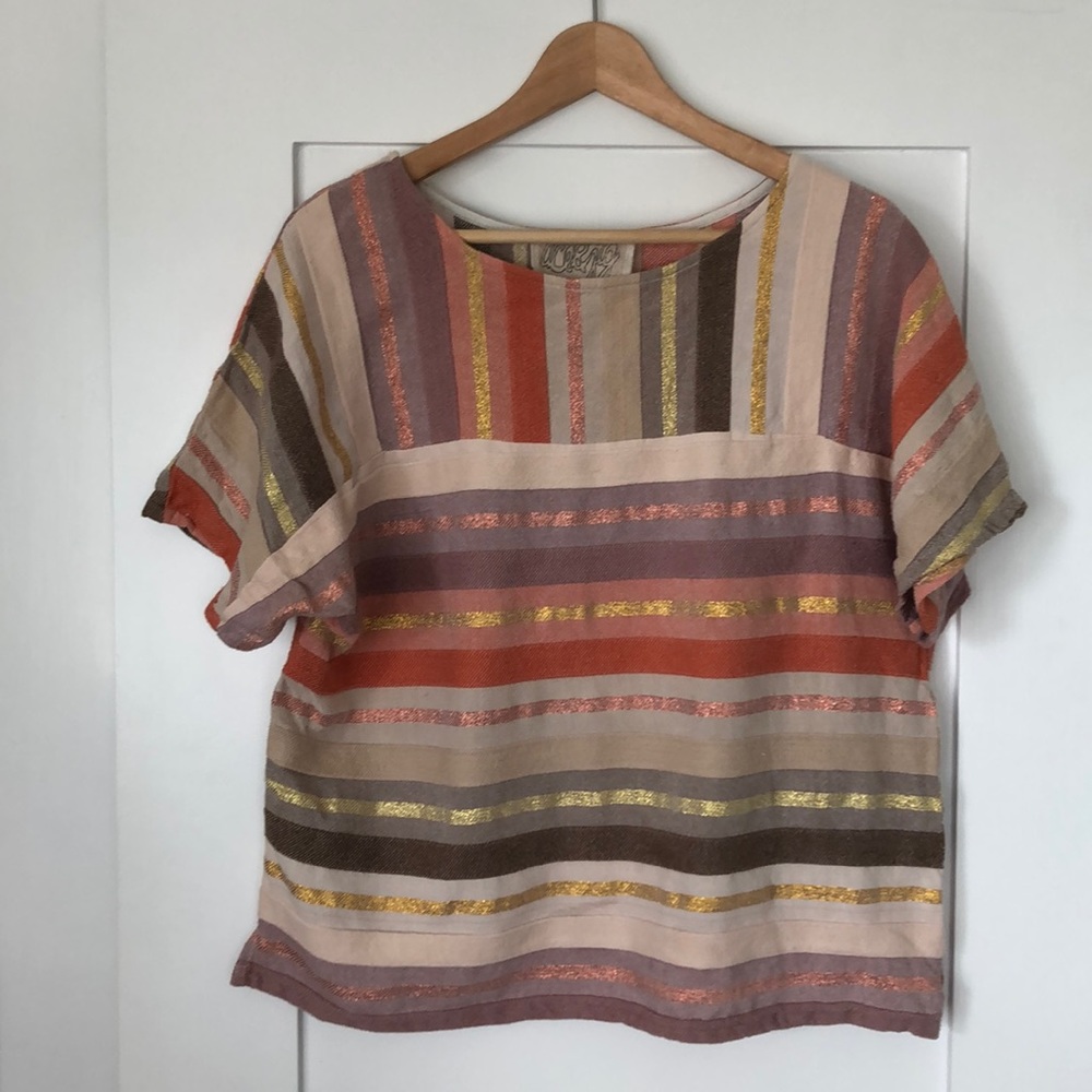 Ace & Jig Poppy Tee in Halo.